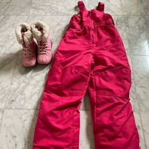 🌺HP🌸Girls Snow Pants and Boots Bundle GUC